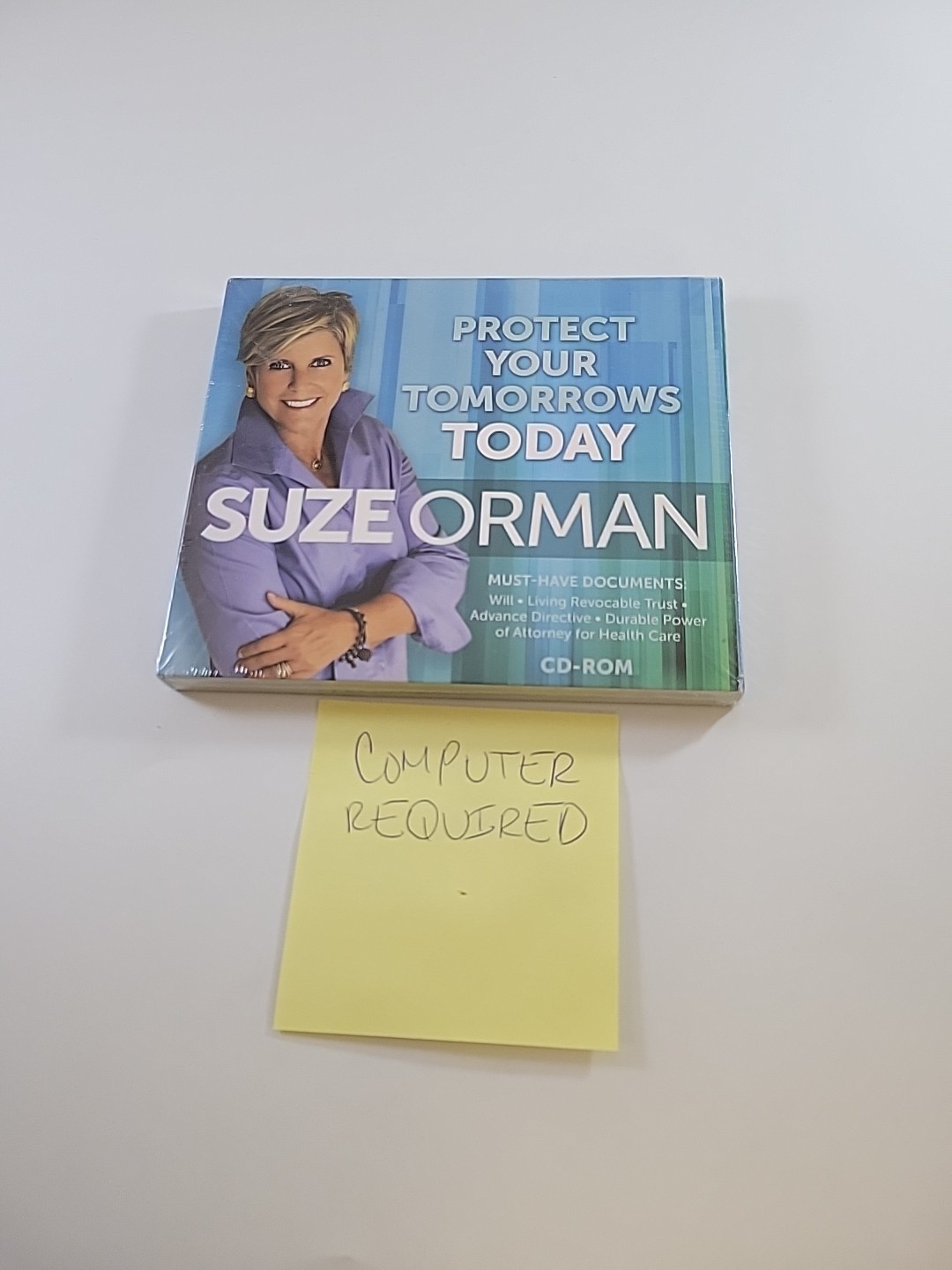 Protect Your Tomorrows Today by Suze Orman CD-ROM FACTORY SEALED
