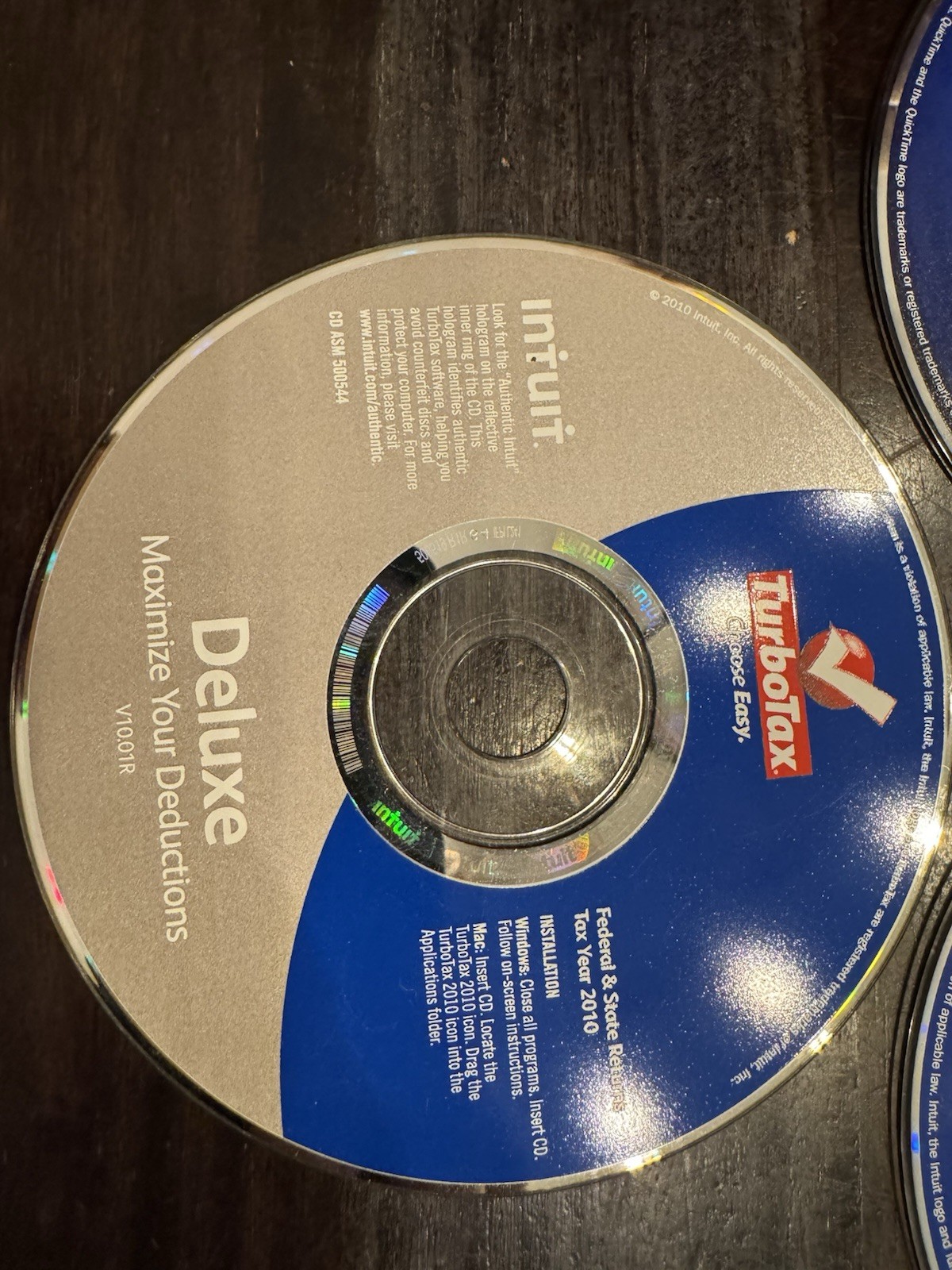 TurboTax Deluxe Lot (2004–2014, 8 Year) Win/Mac Fed+State Tax Software Archive