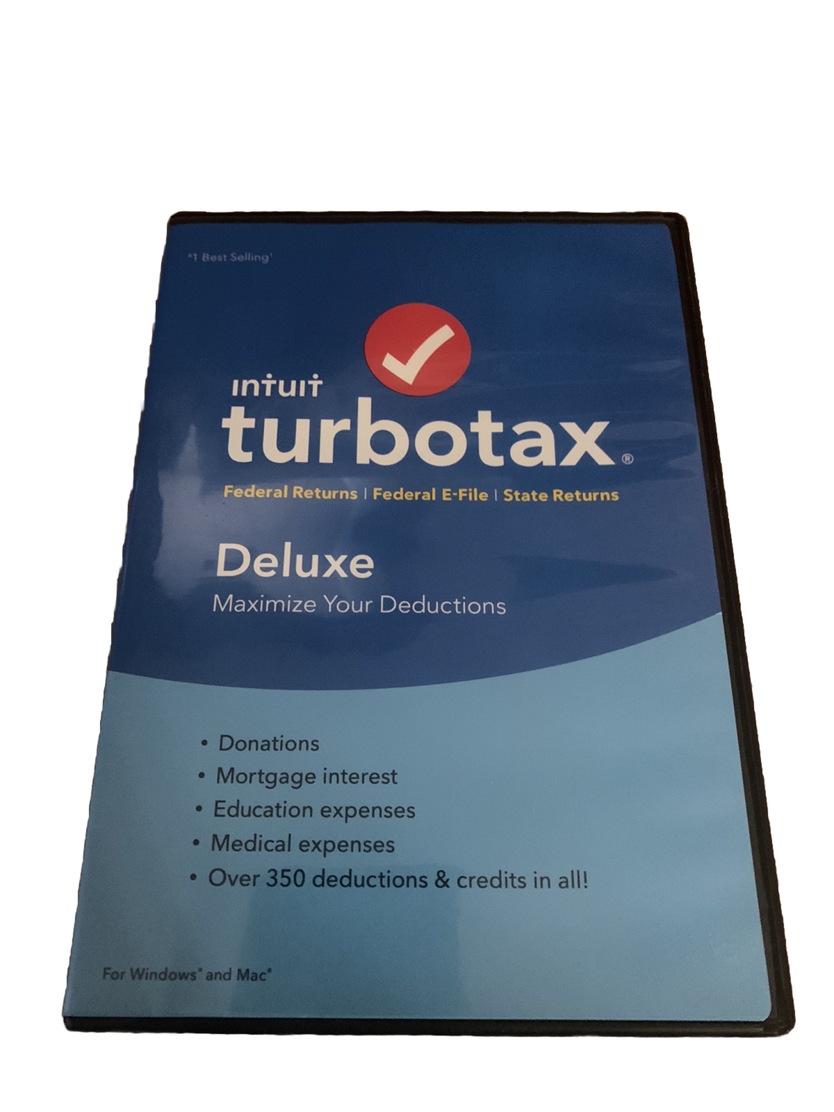2018 Turbo tax Deluxe 2018, Federal, and State