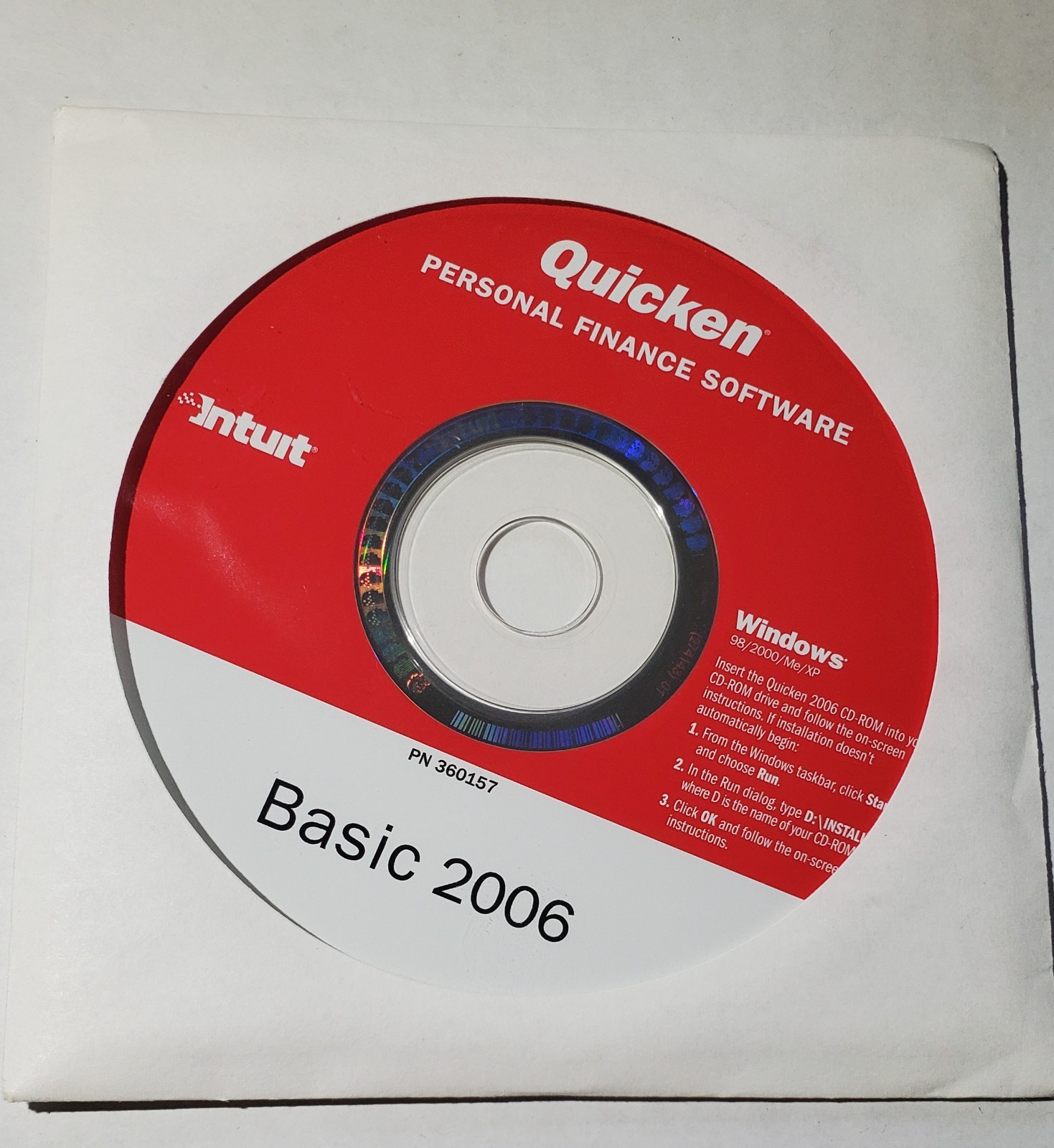 Quicken 2006 Personal Finance Software for PC Disc Only