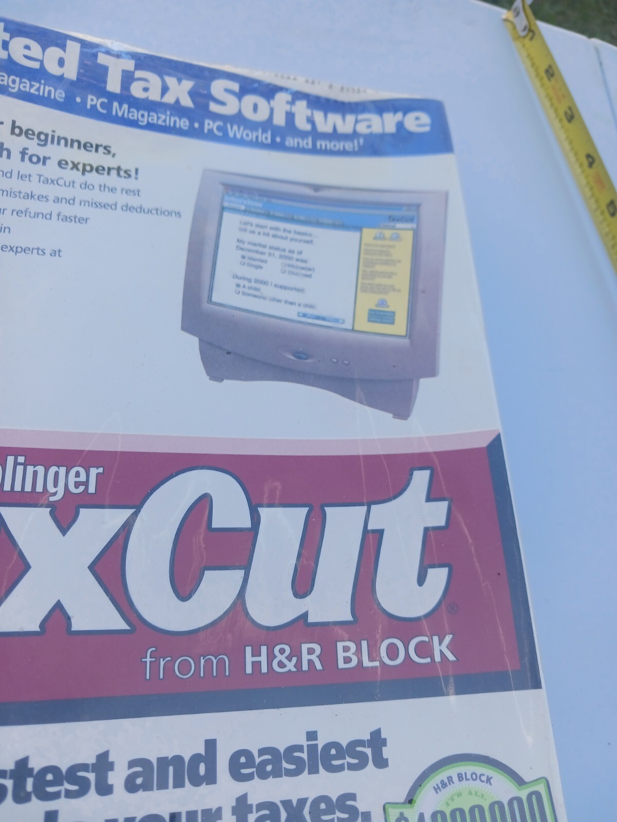 Vintage Kiplinger Tax Cut Software Nos 2001 Damaged Box