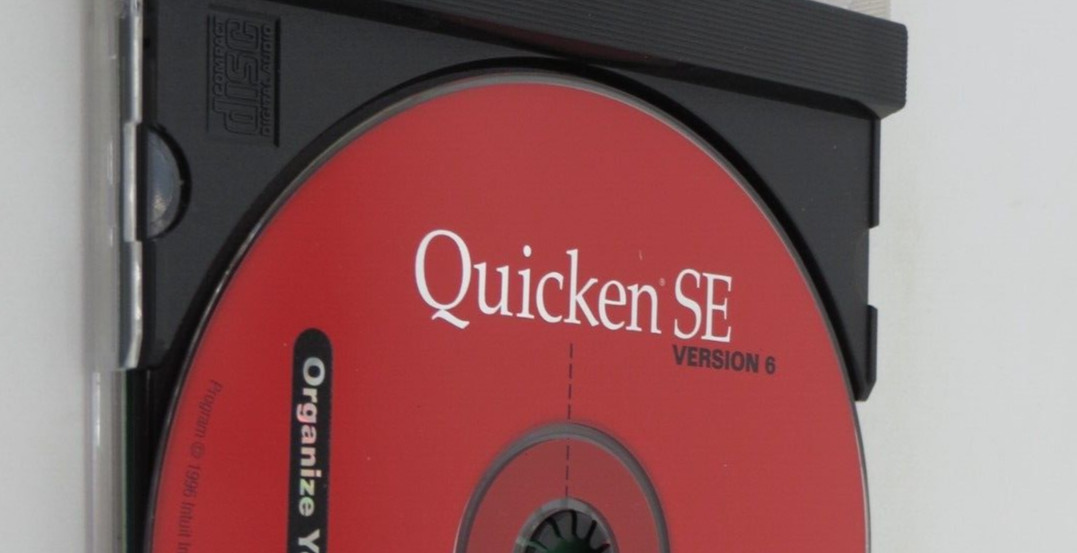 Quicken SE Version 6 Organize Your Finances 1996 WIN PC CD computer disk