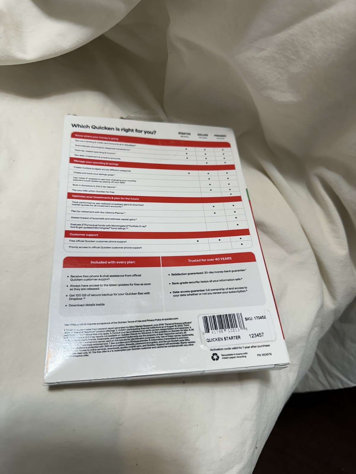 Quicken Classic Starter 1-Year Subscription Mac, Window Open Box New unused 2026