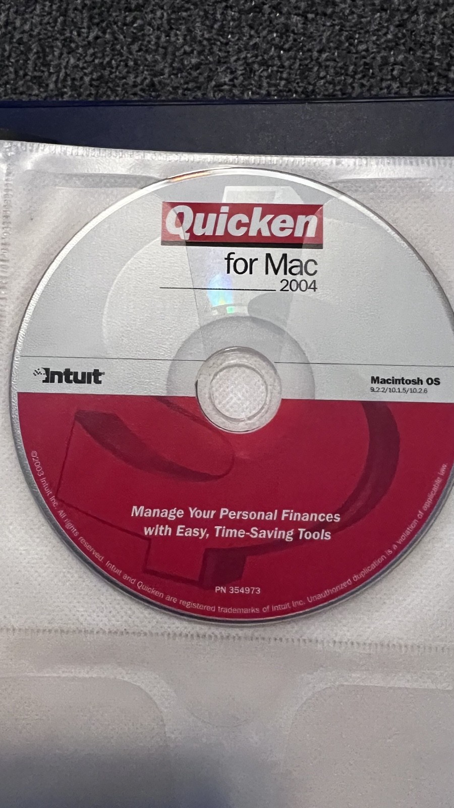 Quicken for Mac 2004