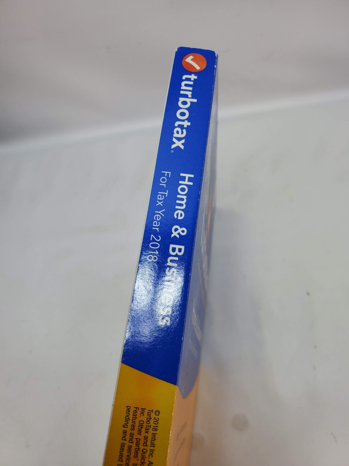 Intuit TurboTax Home & Business 2018 Tax Preparation Software CD Case Cover