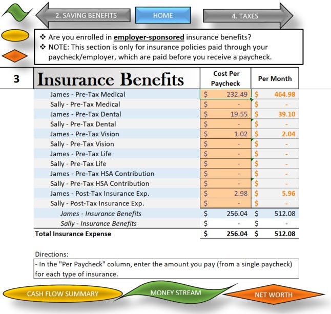 Financial Planner, Household Budget, Expense Track, Net Worth, Rich Dad Inspired