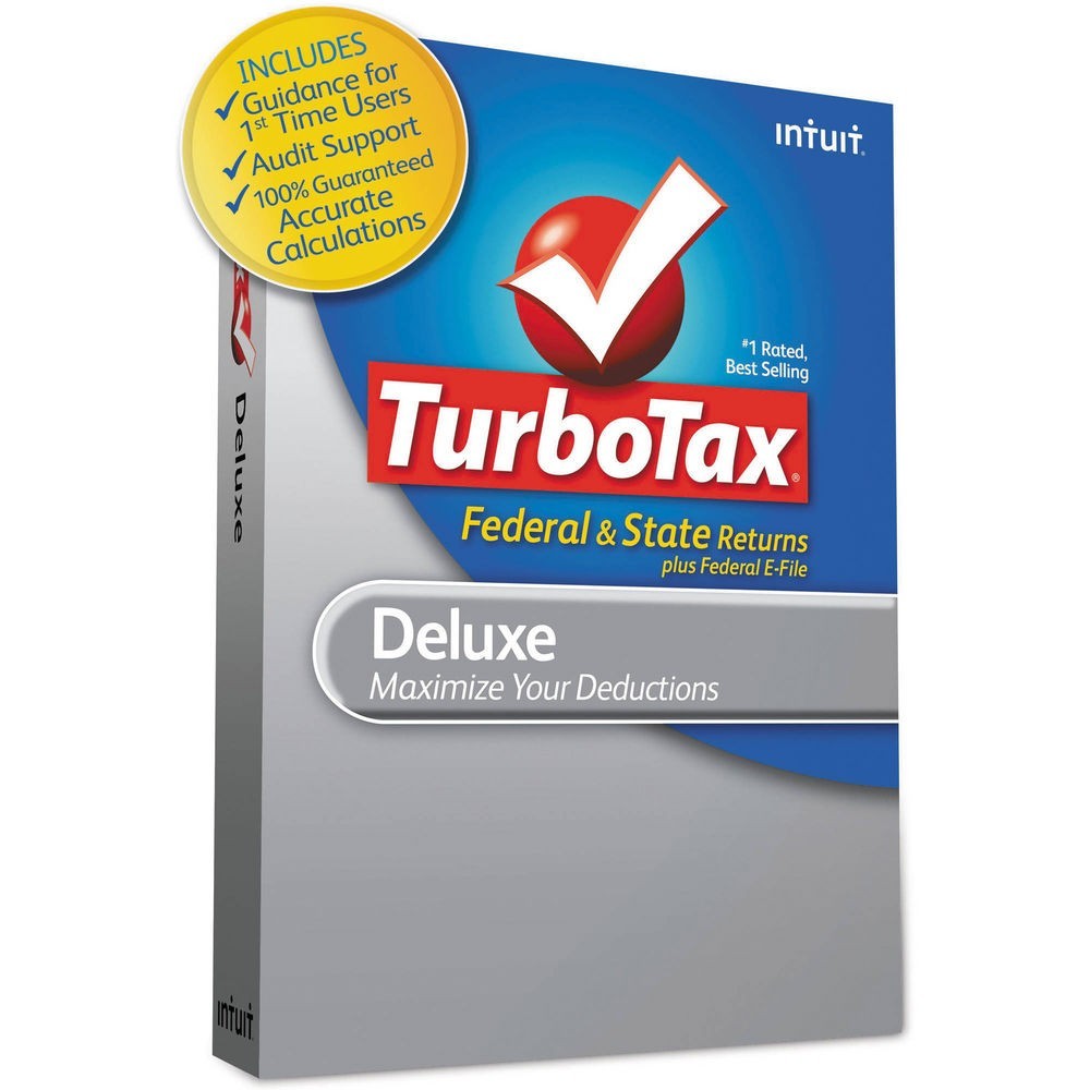 TurboTax Deluxe Federal 2012 Win/Mac | CD | Full Updates | #1 Install Expert