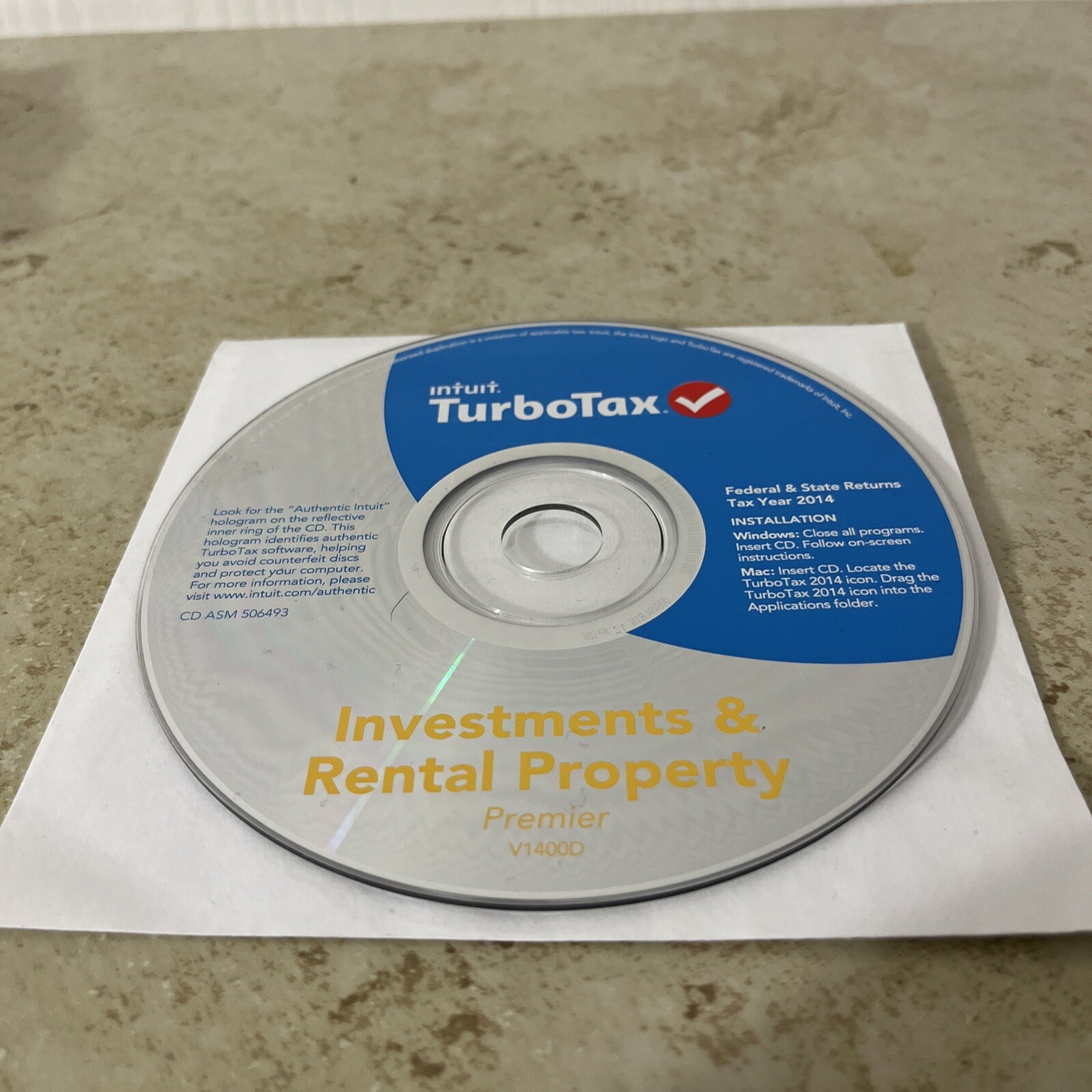 TurboTax 2014 Premier Federal & State Investment & Rental Property Premier