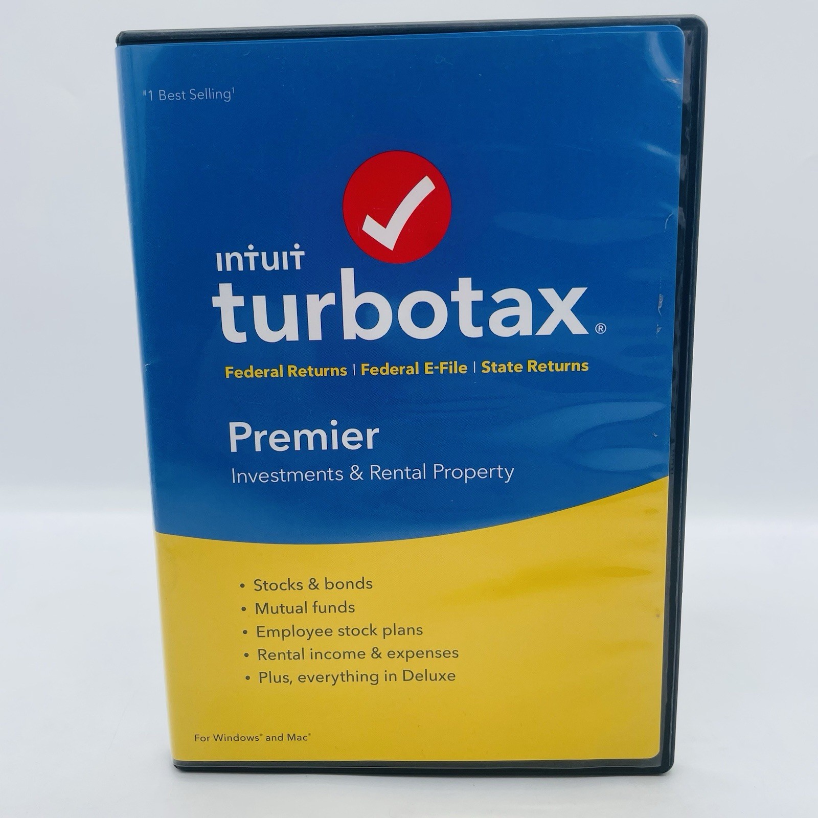 2018 TurboTax Premier Investments & Rental Property, Fed & State Income PC & MAC
