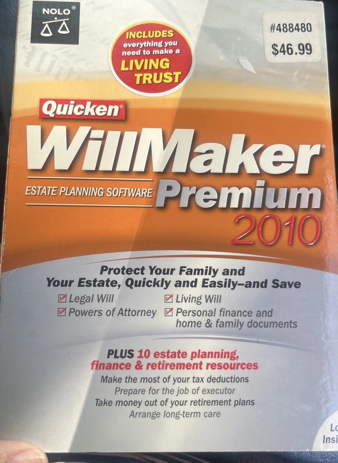 Quicken WillMaker PREMIUM 2010 new – Living Trust Maker