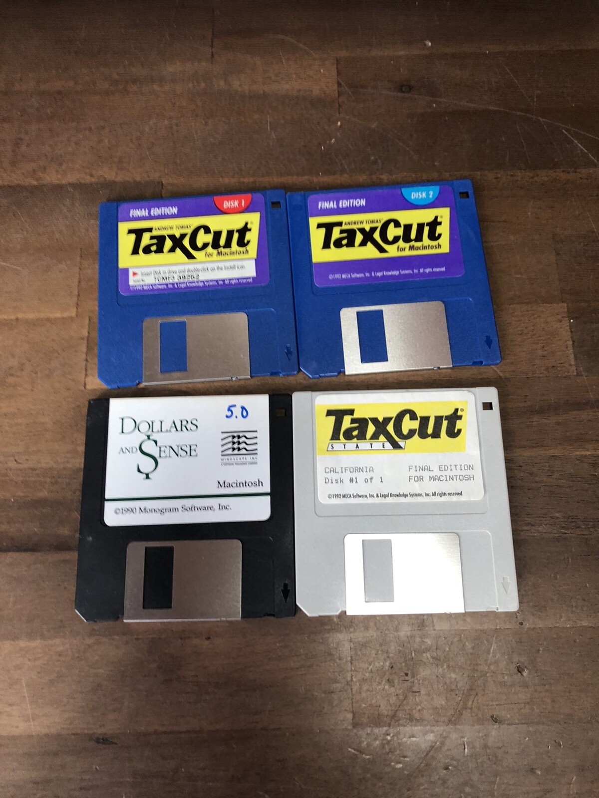 Vintage 1992 Mcintosh TaxCut Software