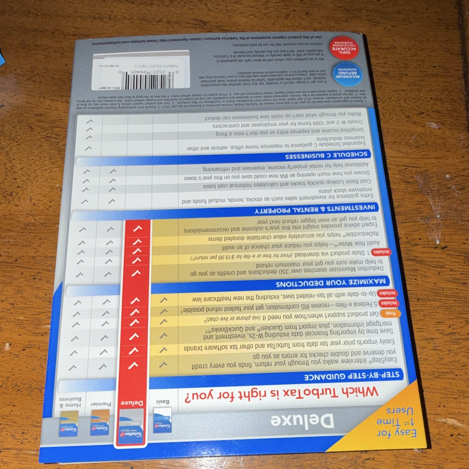 Intuit TurboTax Deluxe Tax Preparation Software 3 CD for Windows