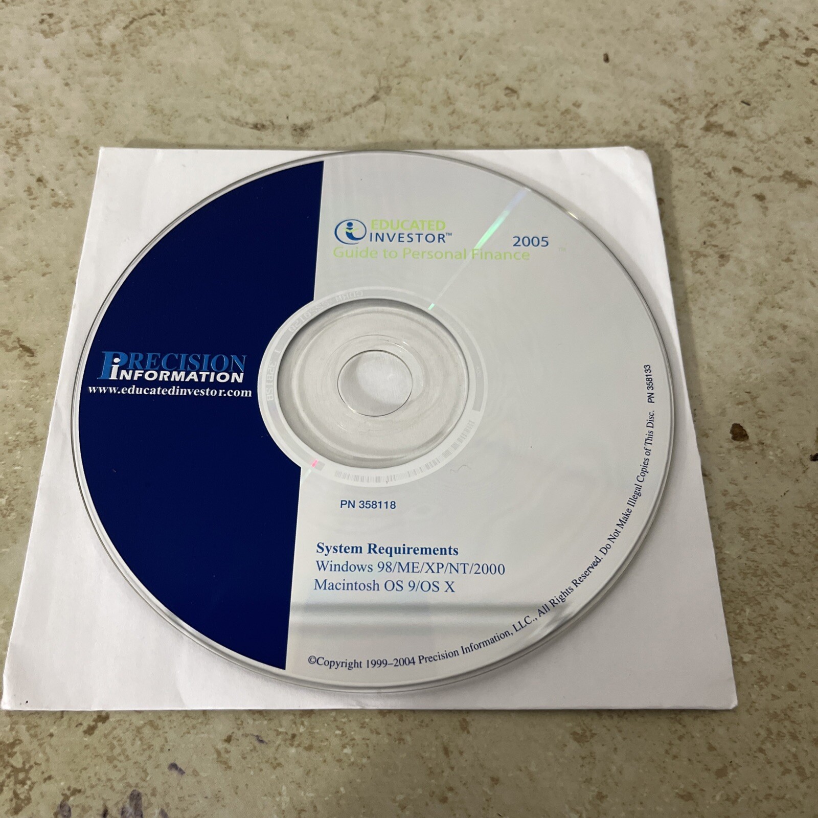 Precision Information Educated Investor 2005 Guide to Personal Finance (PC/MAC)