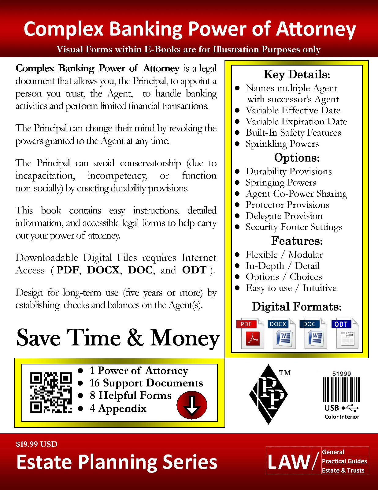 Complex Banking Power of Attorney – Full Version – USB Flash Drive Only