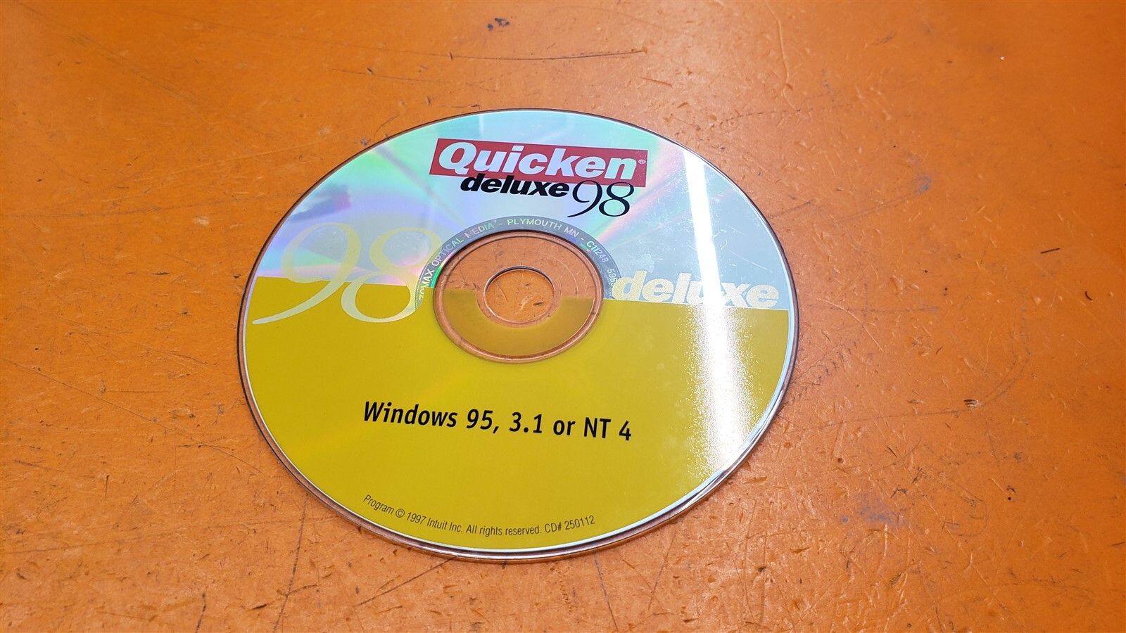 ⭐️⭐️⭐️⭐️⭐️ Quicken Deluxe 98 Windows 895,3.1 Or NT 4 Disc Only