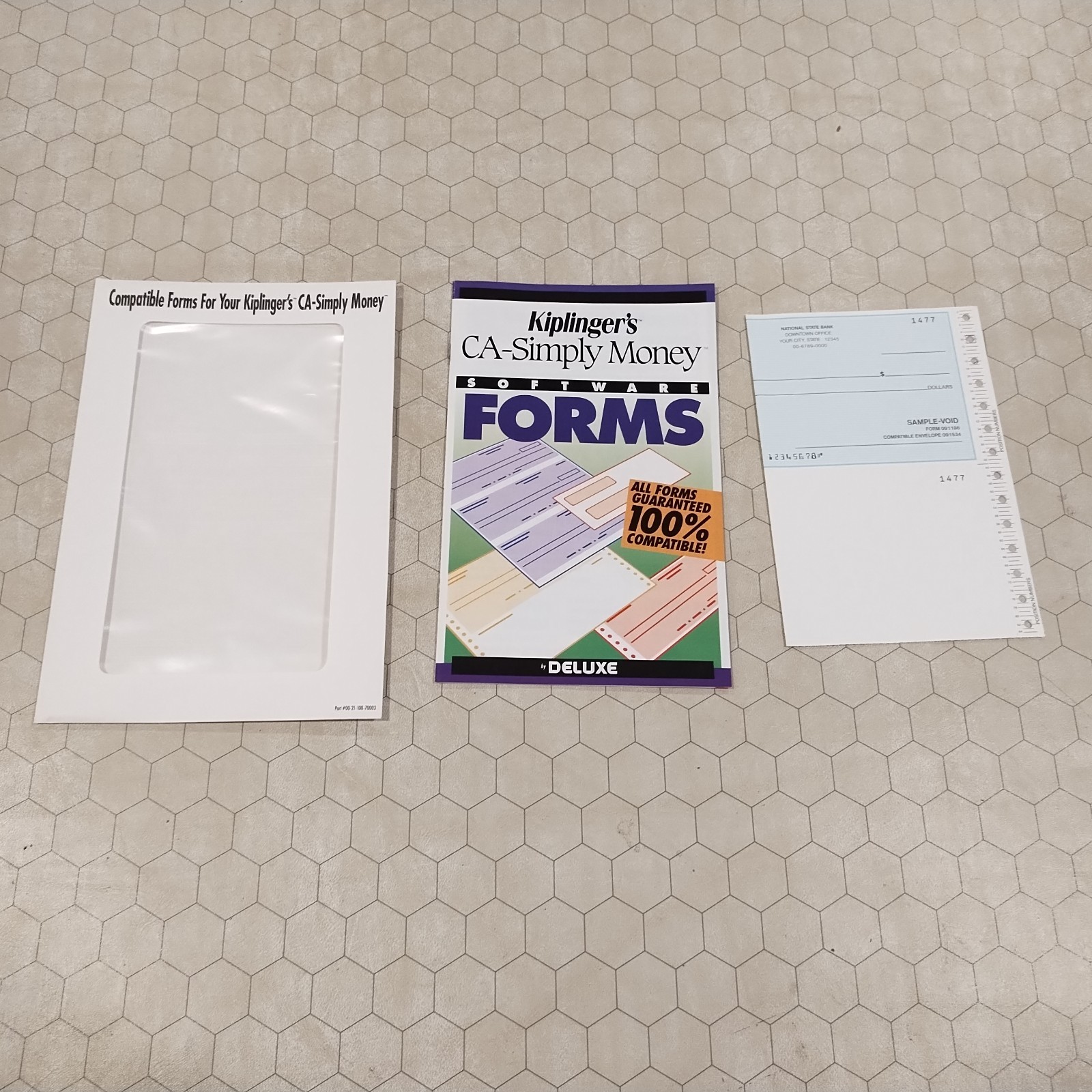 Kiplinger’s CA-Simply Money, Windows 3.1, sealed floppy disks, 1993