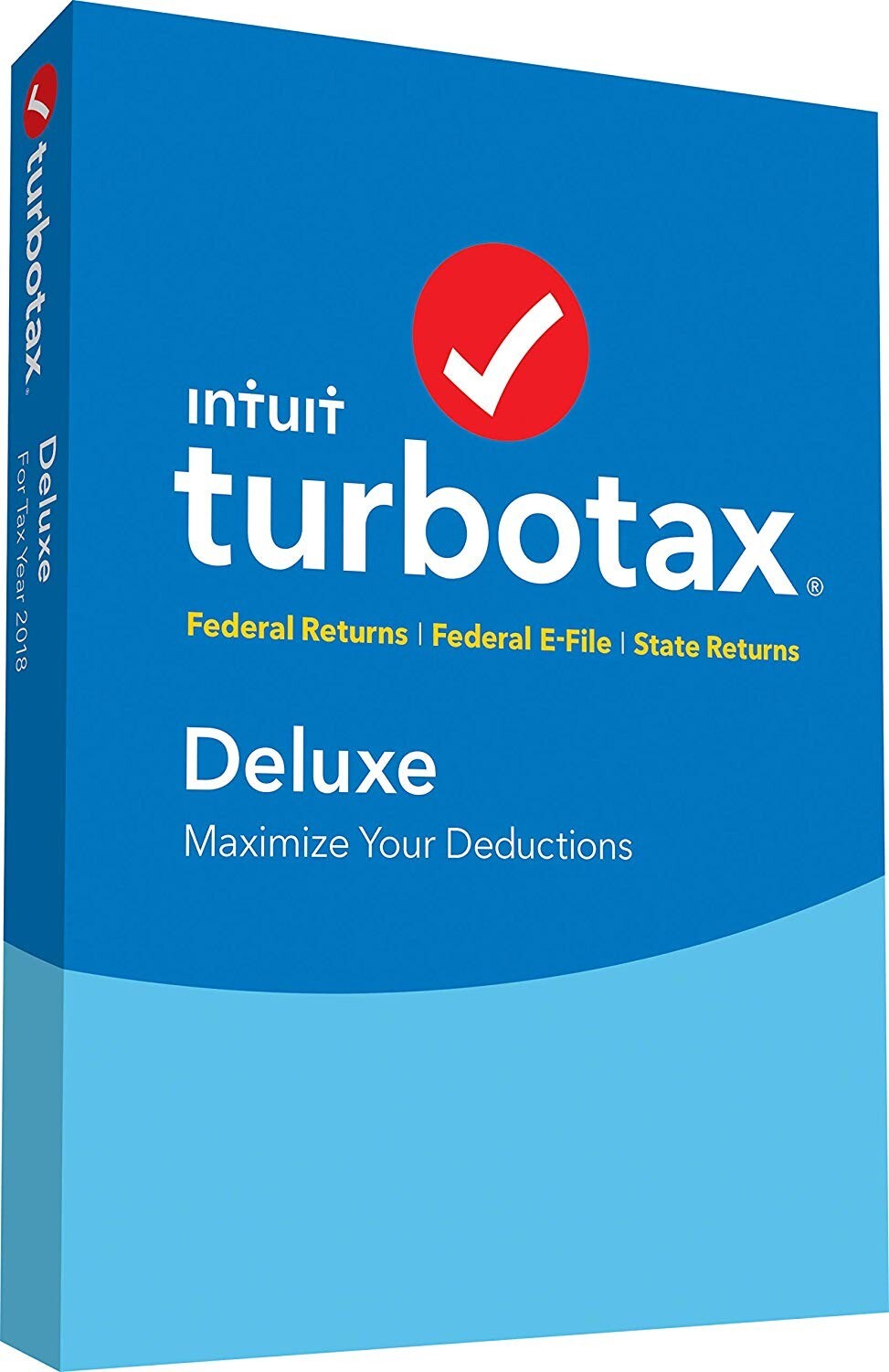 TurboTax Deluxe Federal 2018 Win/Mac | CD | Full Updates | #1 Install Expert