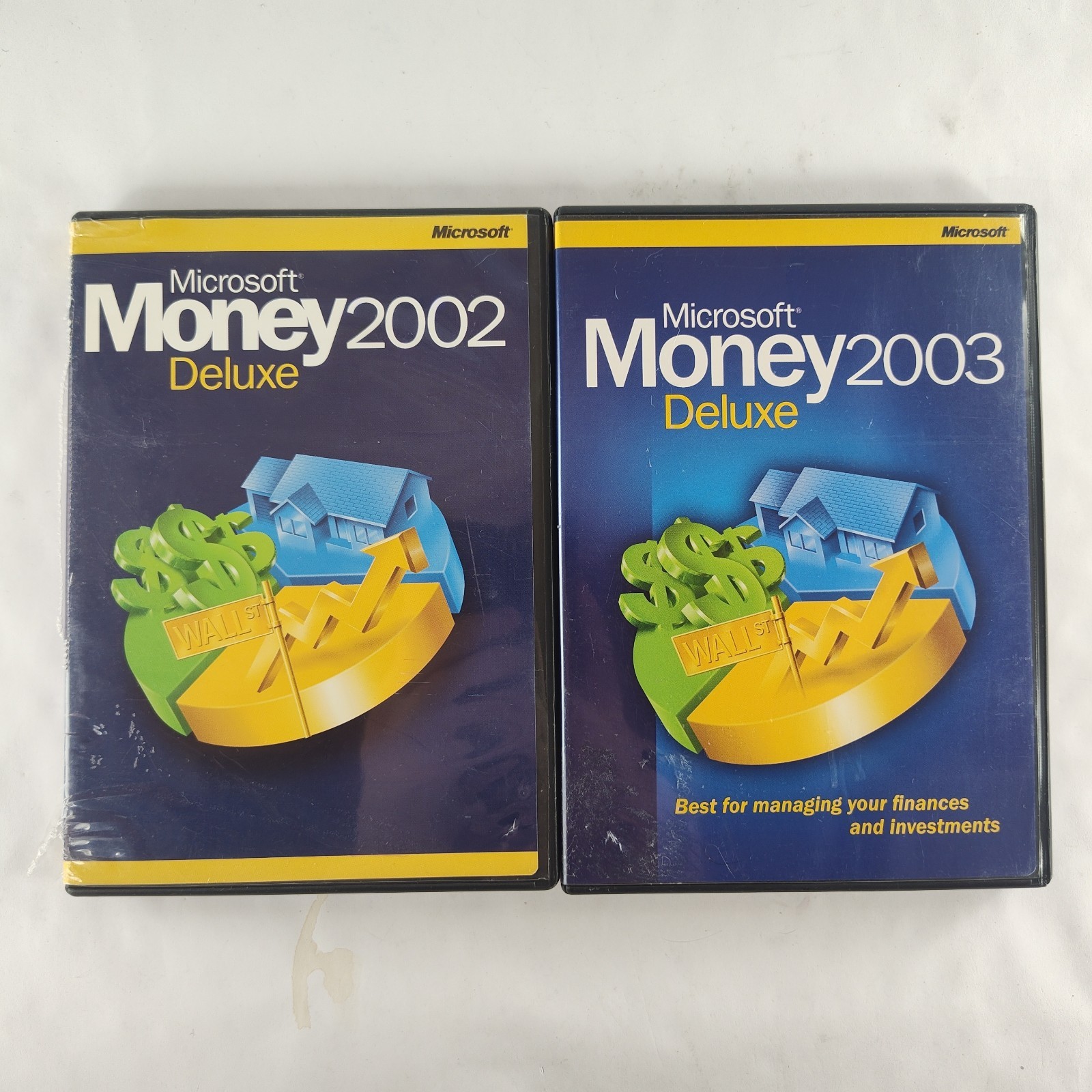 Microsoft Money 2002 Deluxe and Microsoft Money 2003 Deluxe for Windows