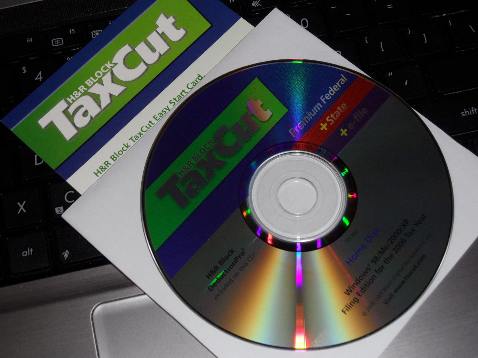 2006 & 2007 TaxCut Premium turbo Schedule C Rental Federal H&R Block 2 NEW CD’s!