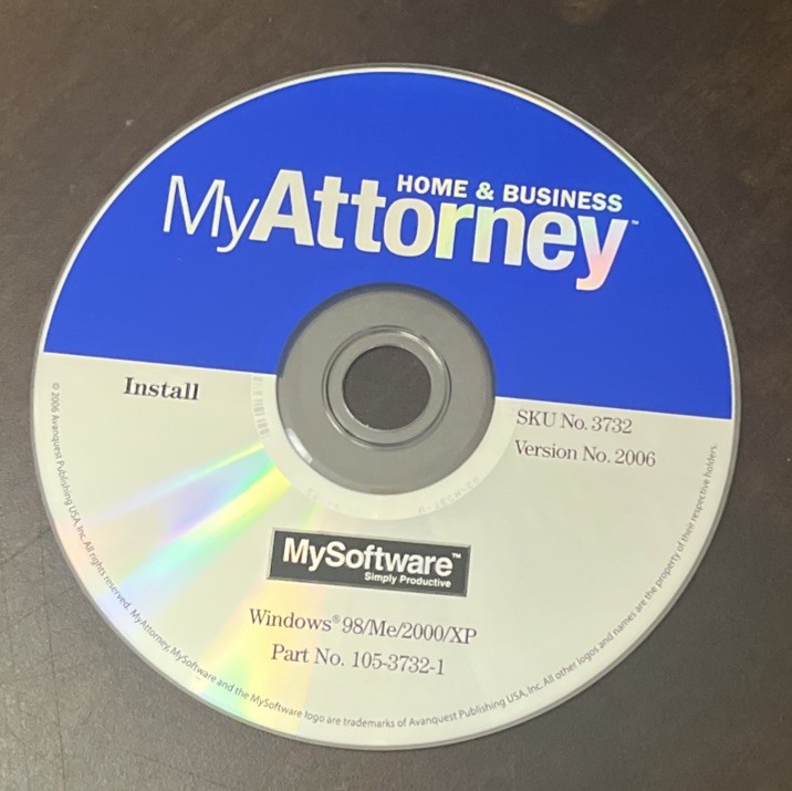 MySoftware Avanquest 2006 My Attorney Home & Business PC Professional Guidance