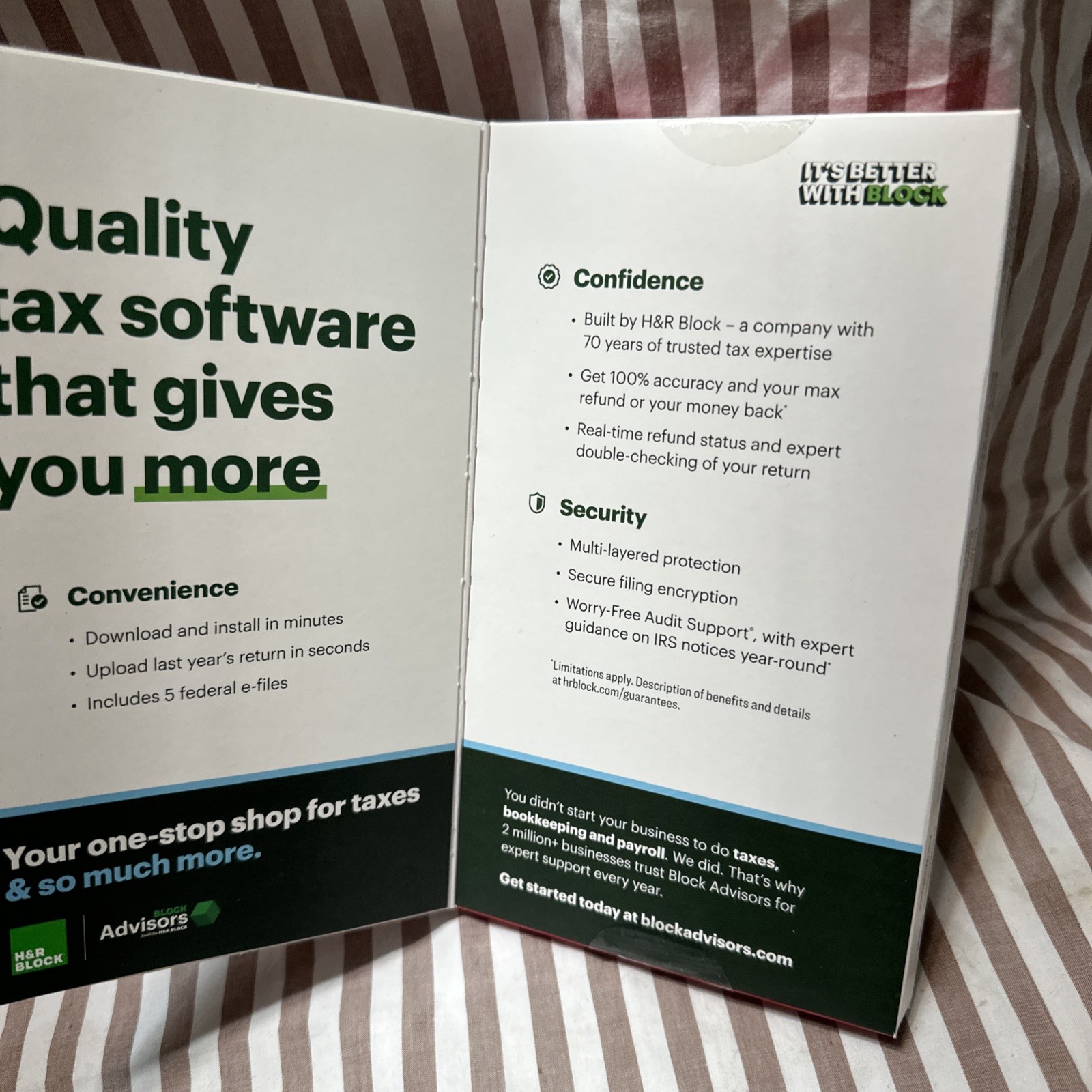 H&R Block Tax Software Premium & Business 2024 [Boxed Key Card] turbotax USA