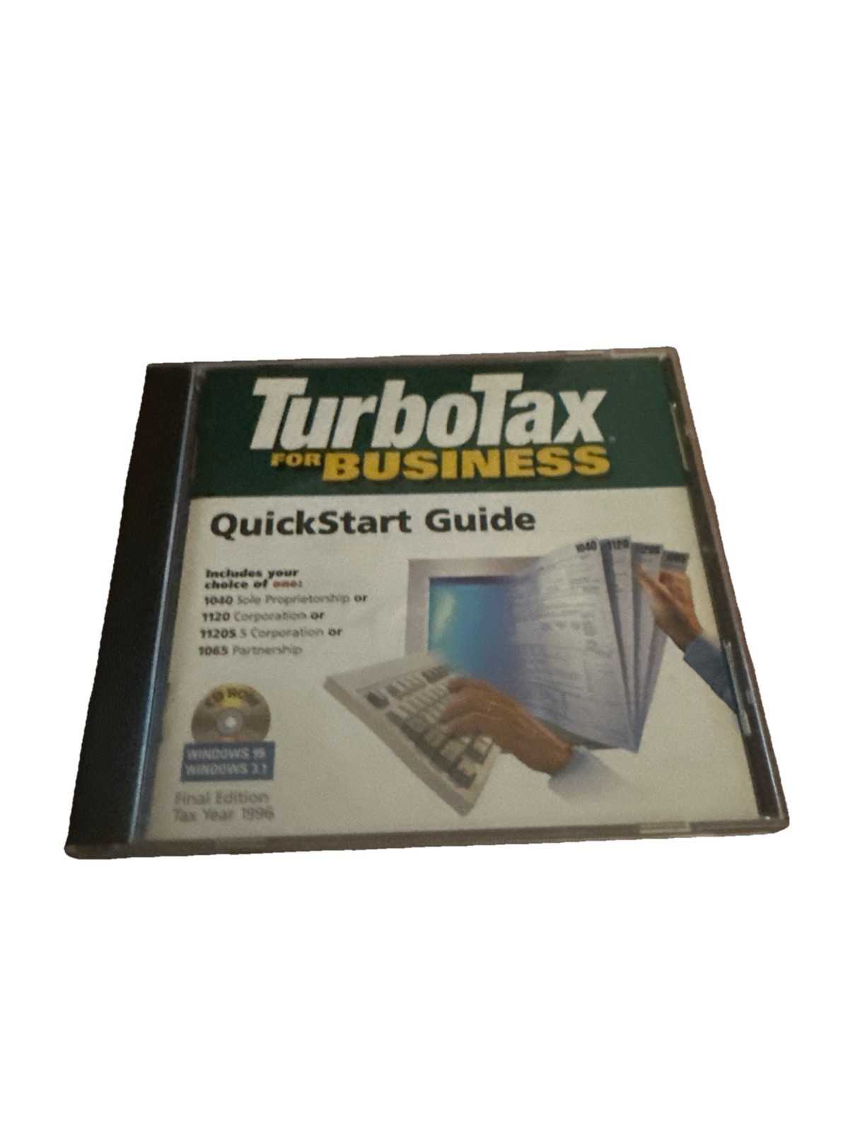 Intuit TurboTax for Business 1996 – Windows 95 and Windows 3.1