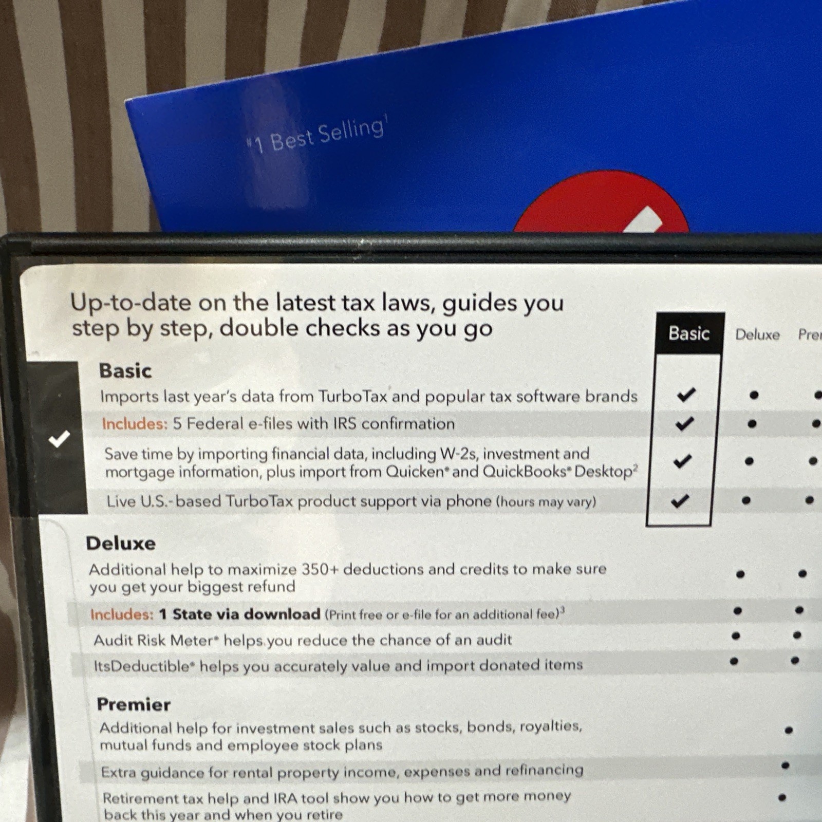 TurboTax 2021 Basic – Federal Returns + E-File Windows / Mac DISC New Open Box