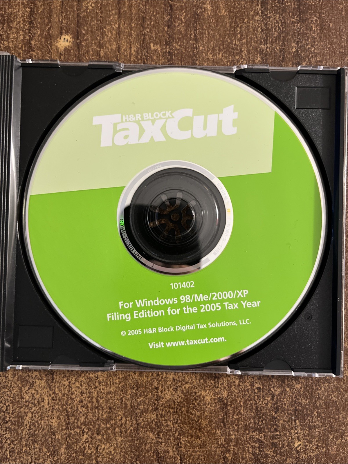 H&R Block TaxCut Standard 2005 Software in Jewel Case