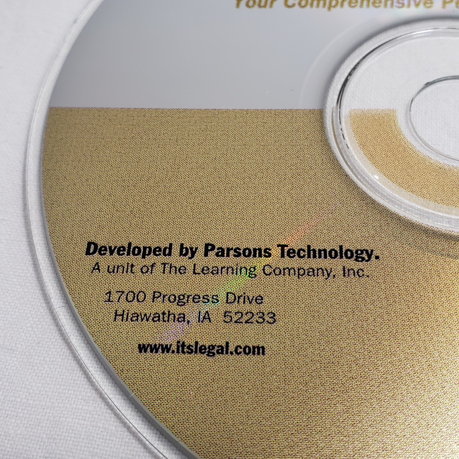 QUICKEN FAMILY LAWYER 2000 SOFTWARE CD disc only untested