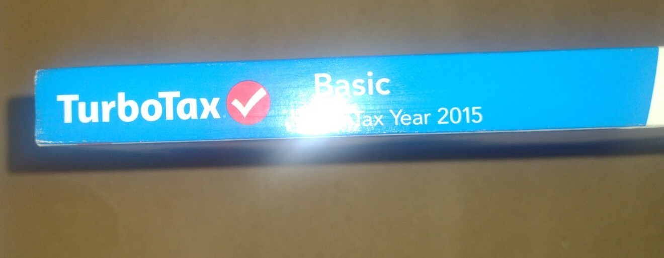2015 Intuit TurboTax Basic Federal + E-File BRAND NEW FACTORY SEALED!!!
