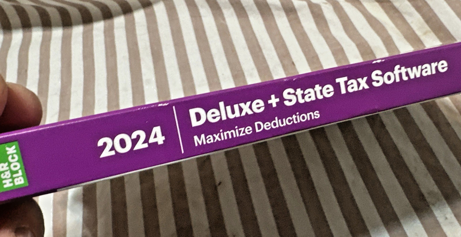 NEW H&R Block Tax Software Deluxe + State 2024 PC / Mac Key Card Download HR