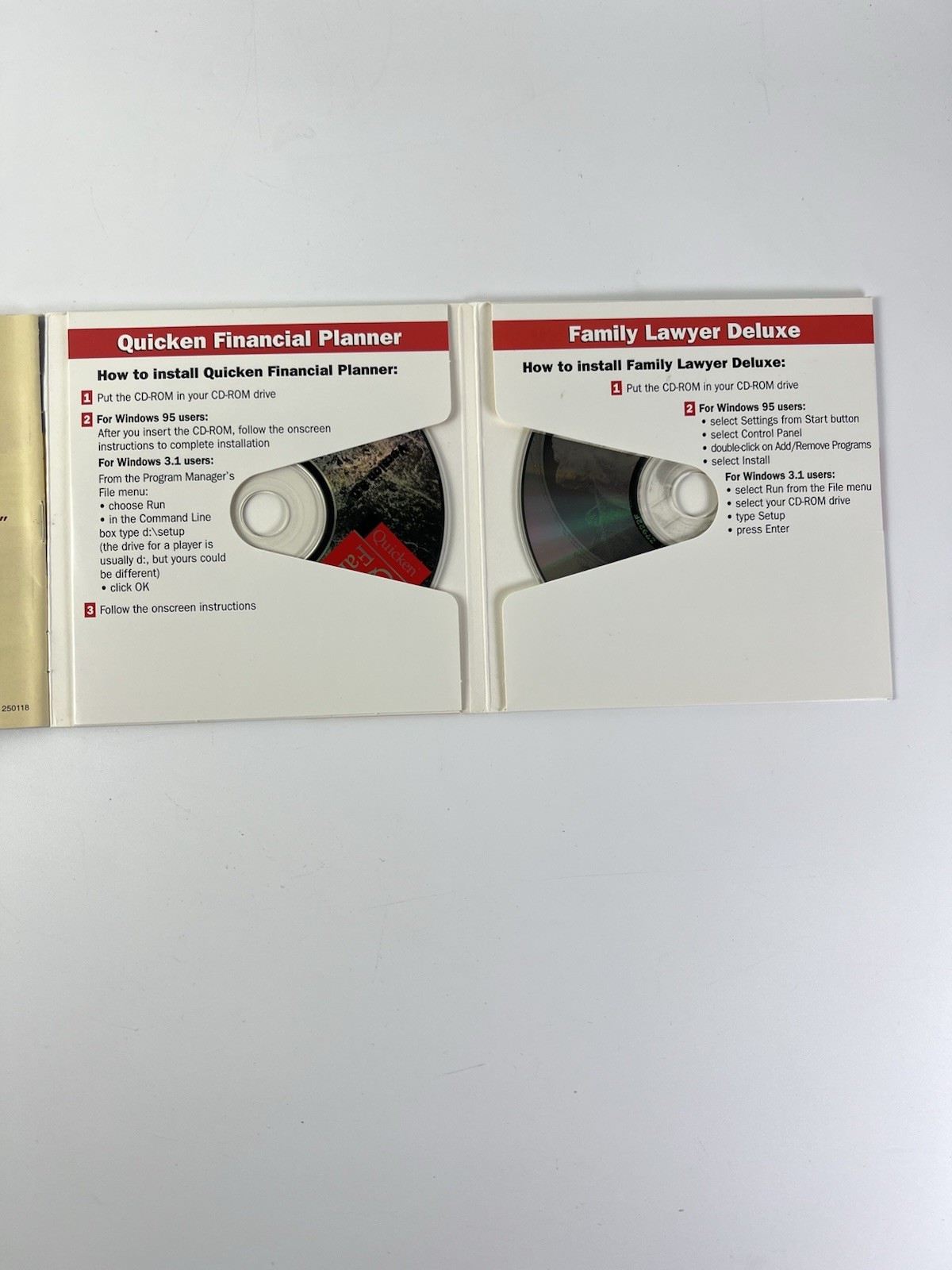 Quicken Suite 98 Family Lawyer Deluxe Financial Planner Windows 95/98 Complete