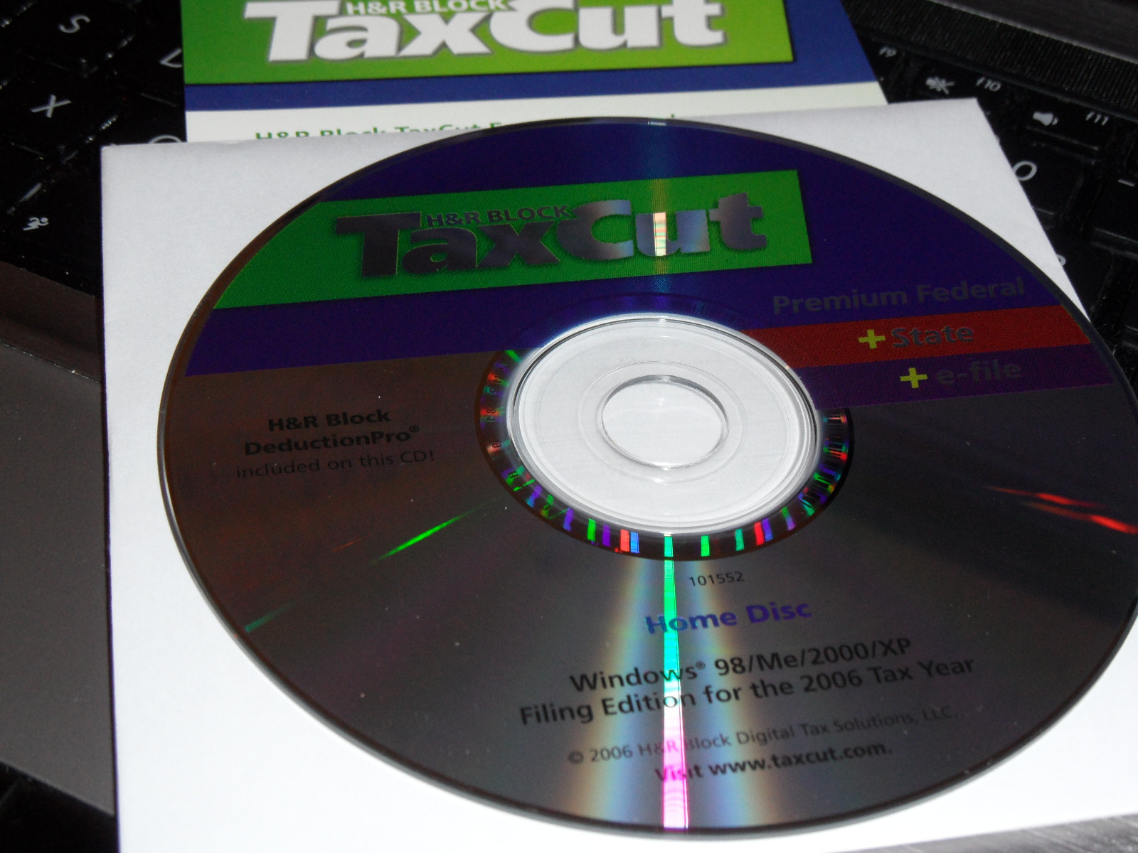 2006 & 2007 TaxCut Premium turbo Schedule C Rental Federal H&R Block 2 NEW CD’s!