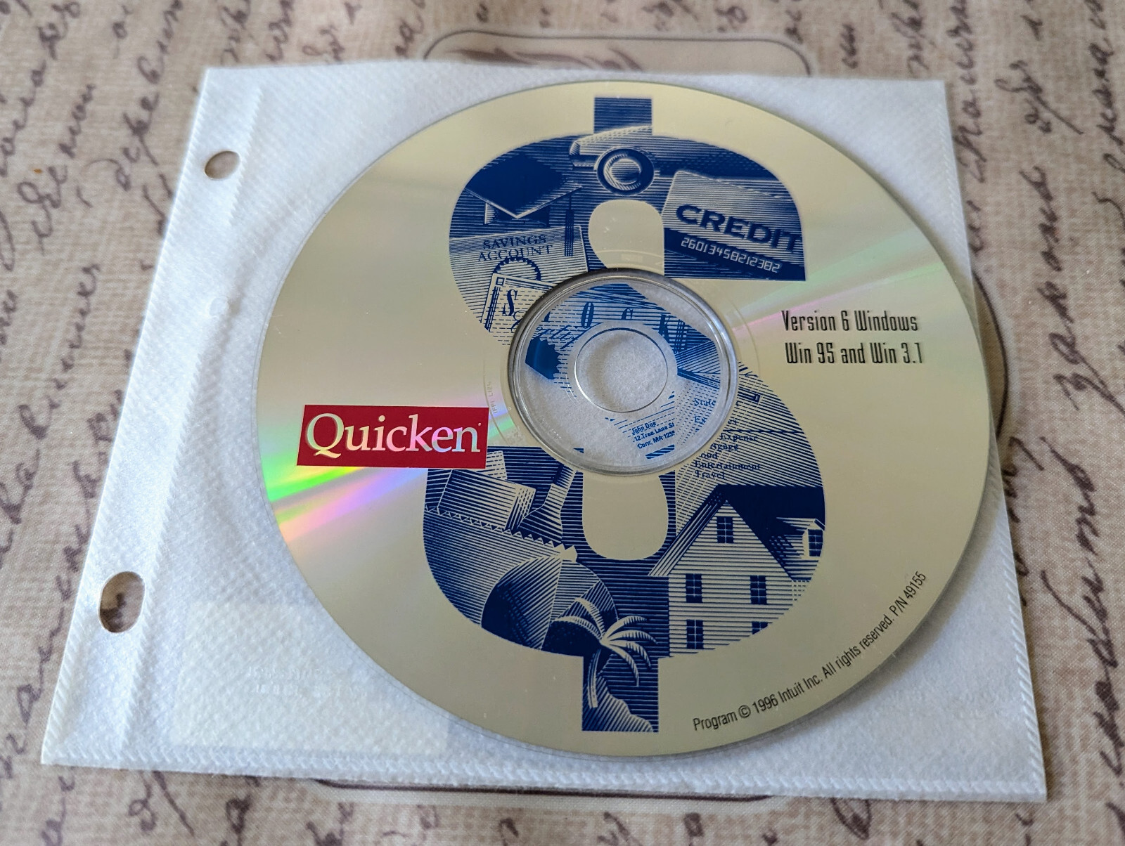 Quicken Version 6 Windows Win 95 and Win 3.1 – CD-ROM