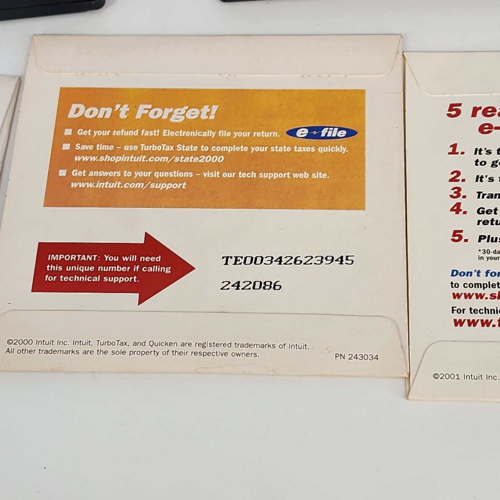 TurboTax Deluxe Software Collection 2000-2005 Intuit CD-ROM Vintage Computing