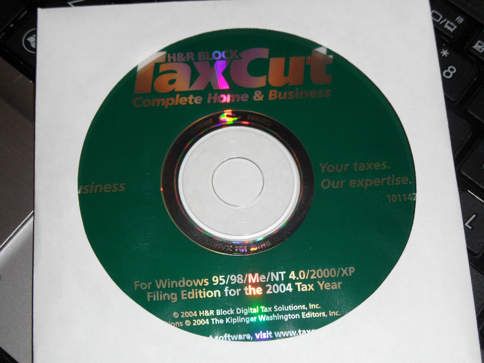 2004 TaxCut BUSINESS turbo CD Tax Cut New original sealed CD!