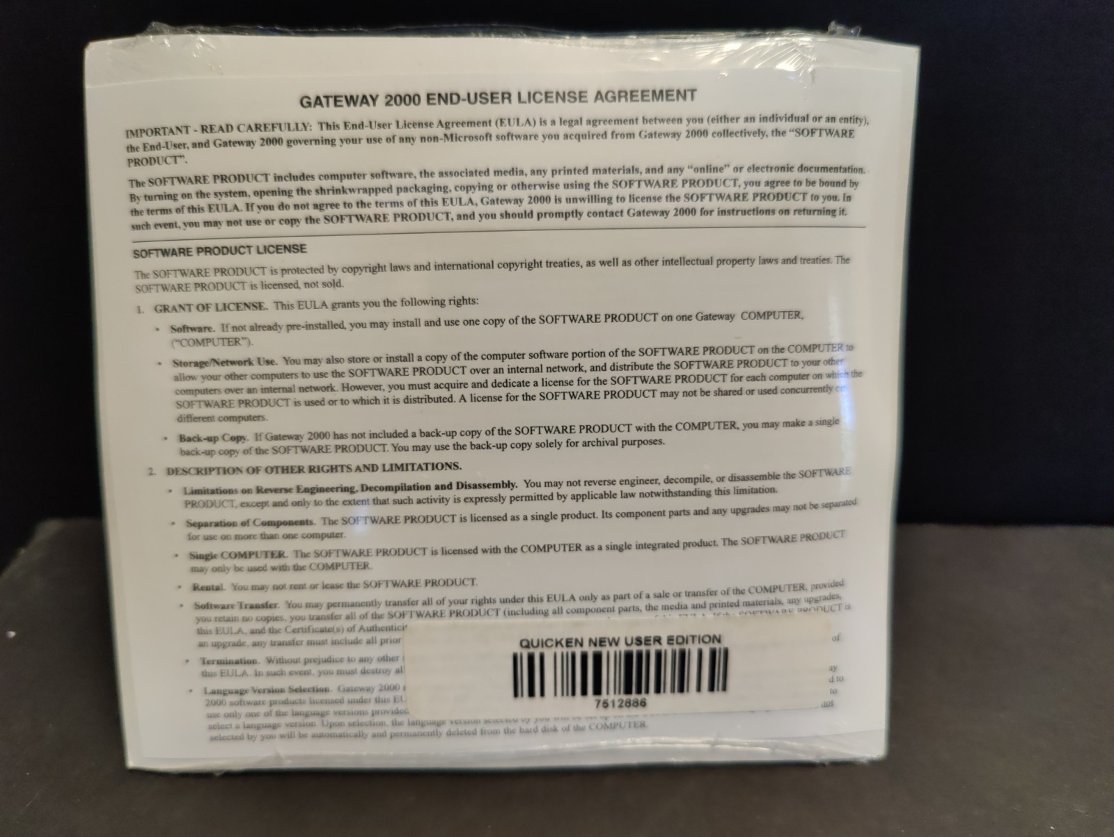 Quicken 2002 New User Edition New Sealed CD Windows 95/98/2000/ME/XP BRAND NEW