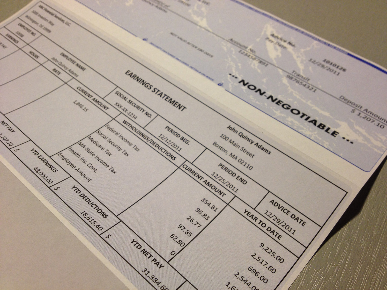 Excel Pay Stub Generator Calculator and Printer – Easy Custom Template