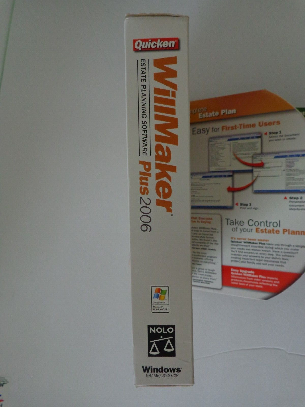 Quicken WillMaker Plus 2006 Estate Planning Software For Windows 98/Me/2000/XP