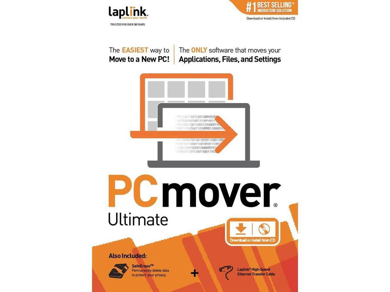 Laplink PCmover v.11.0 Ultimate With Ethernet Cable – 1 User