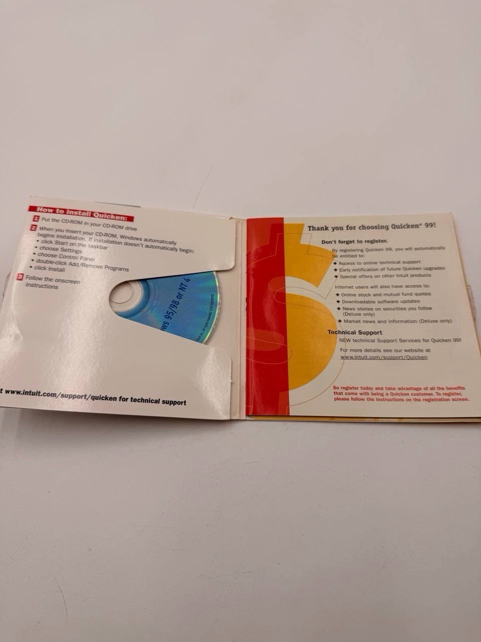 💾 Quicken Basic 99 – Personal Finance Software (Windows 95 / 98 / NT)