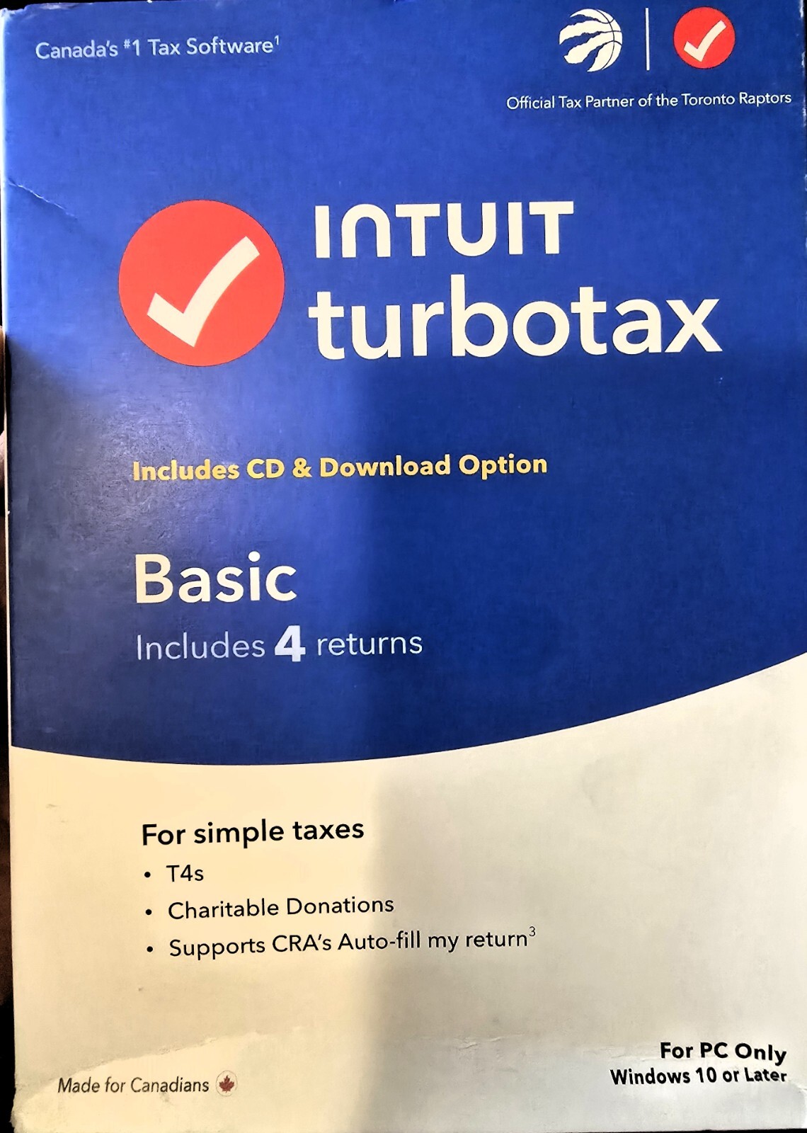 TurboTax Standard Deluxe Premier CD/Download Online 2023 Canadaian Canada Tax