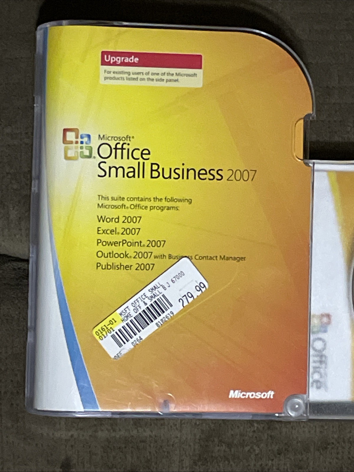 FACTORY SEALED NEW Microsoft Office Small Business 2007 Upgrade
