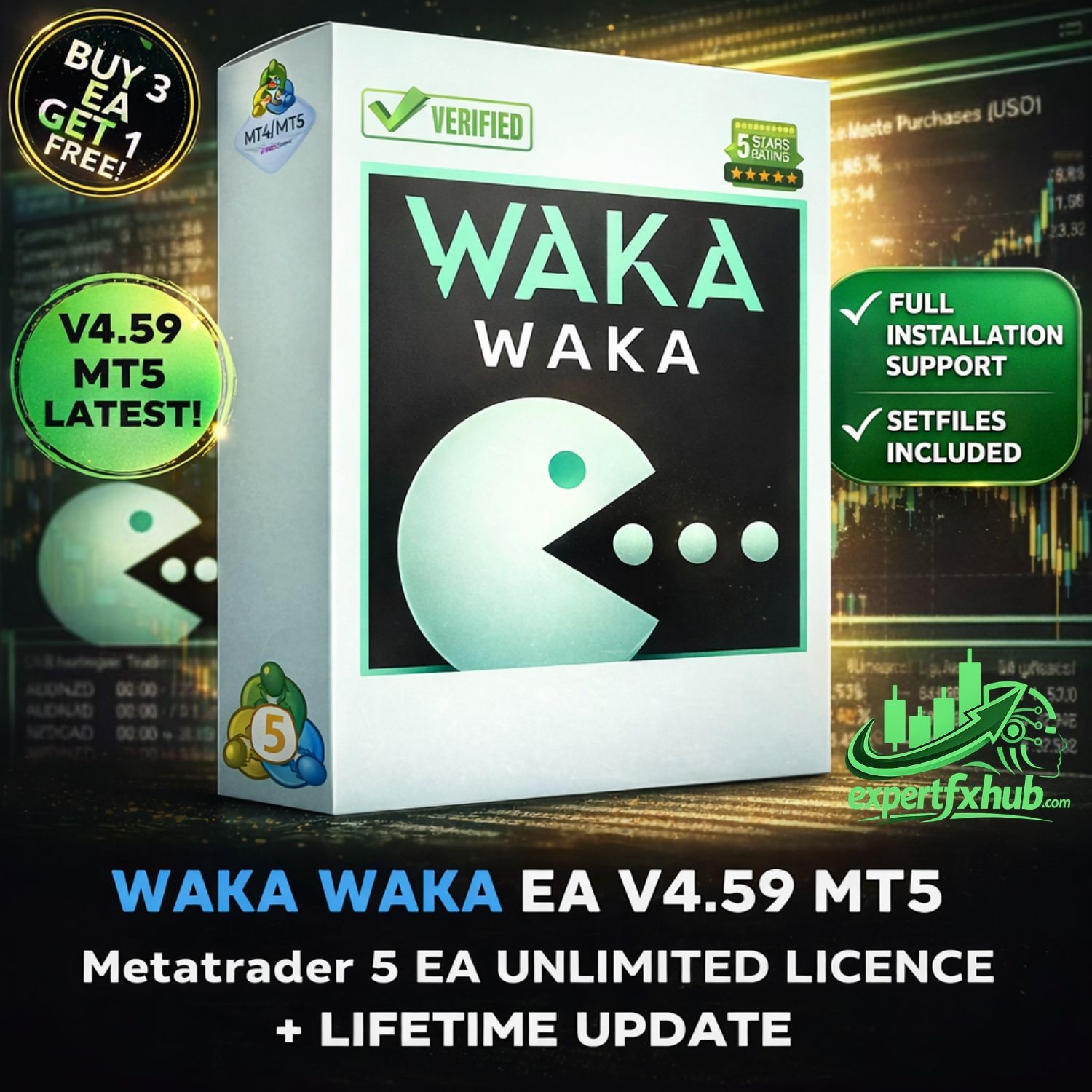 v4.59 Waka Waka Forex EA MT5 metatrader algo trading robot scalping ftmo