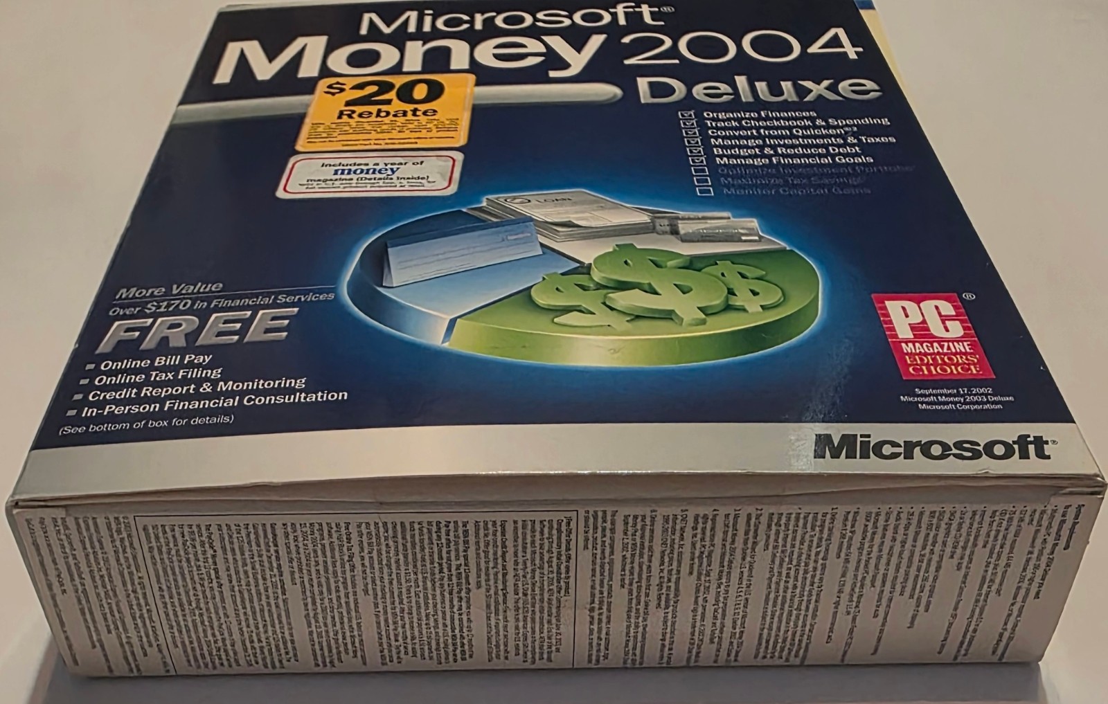 Microsoft Money 2004 Deluxe for Windows