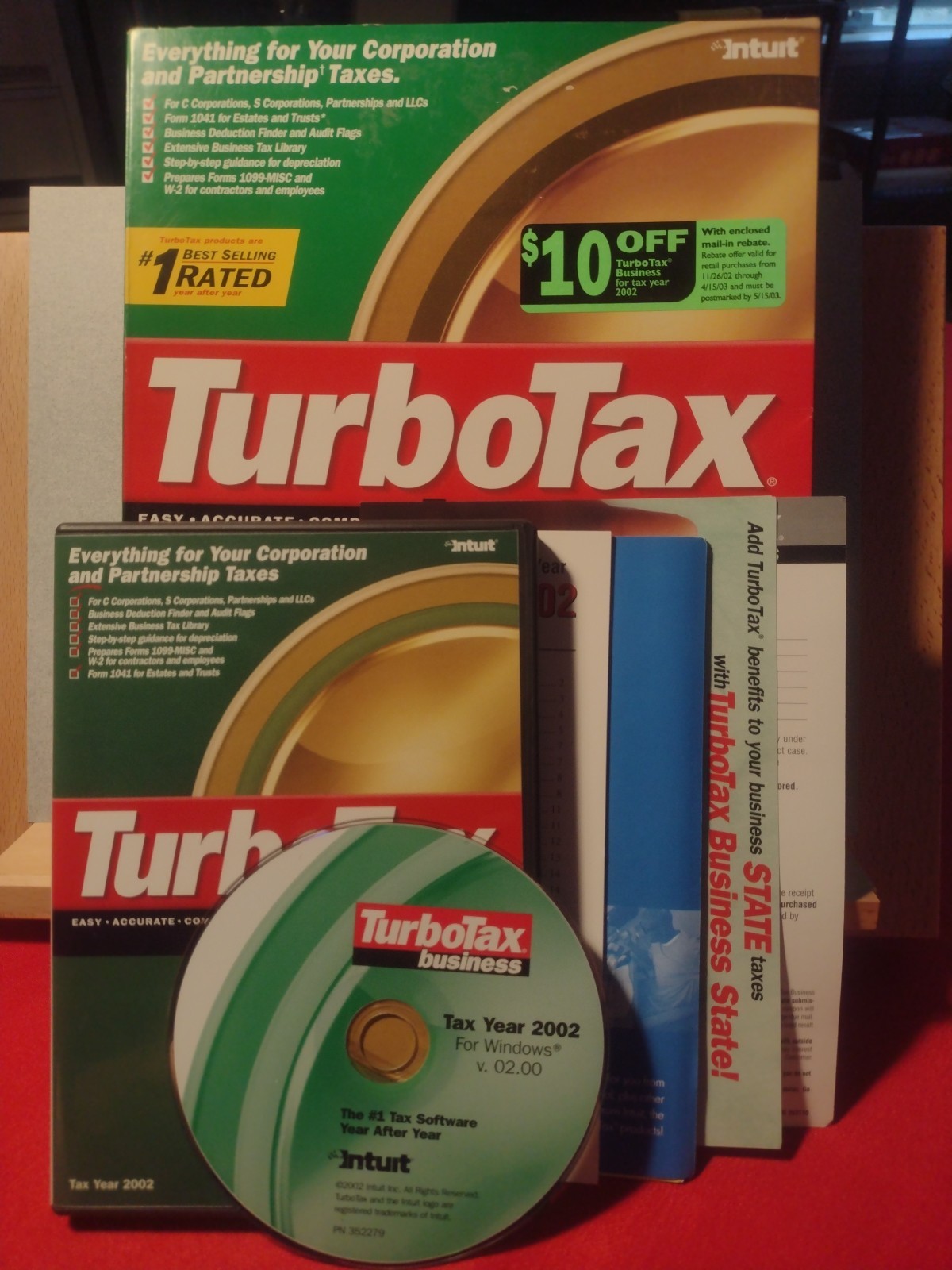 2002 TurboTax Business Federal CD Windows