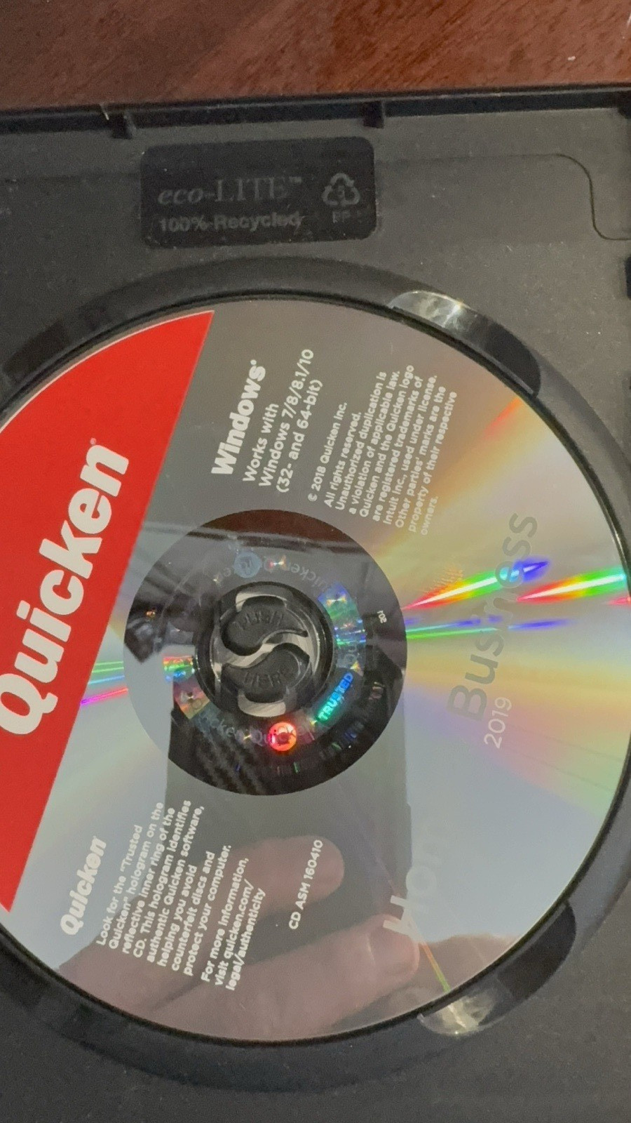 Quicken Home And Business 2019 (Windows PC) Read Description, Fast Free Ship EUC