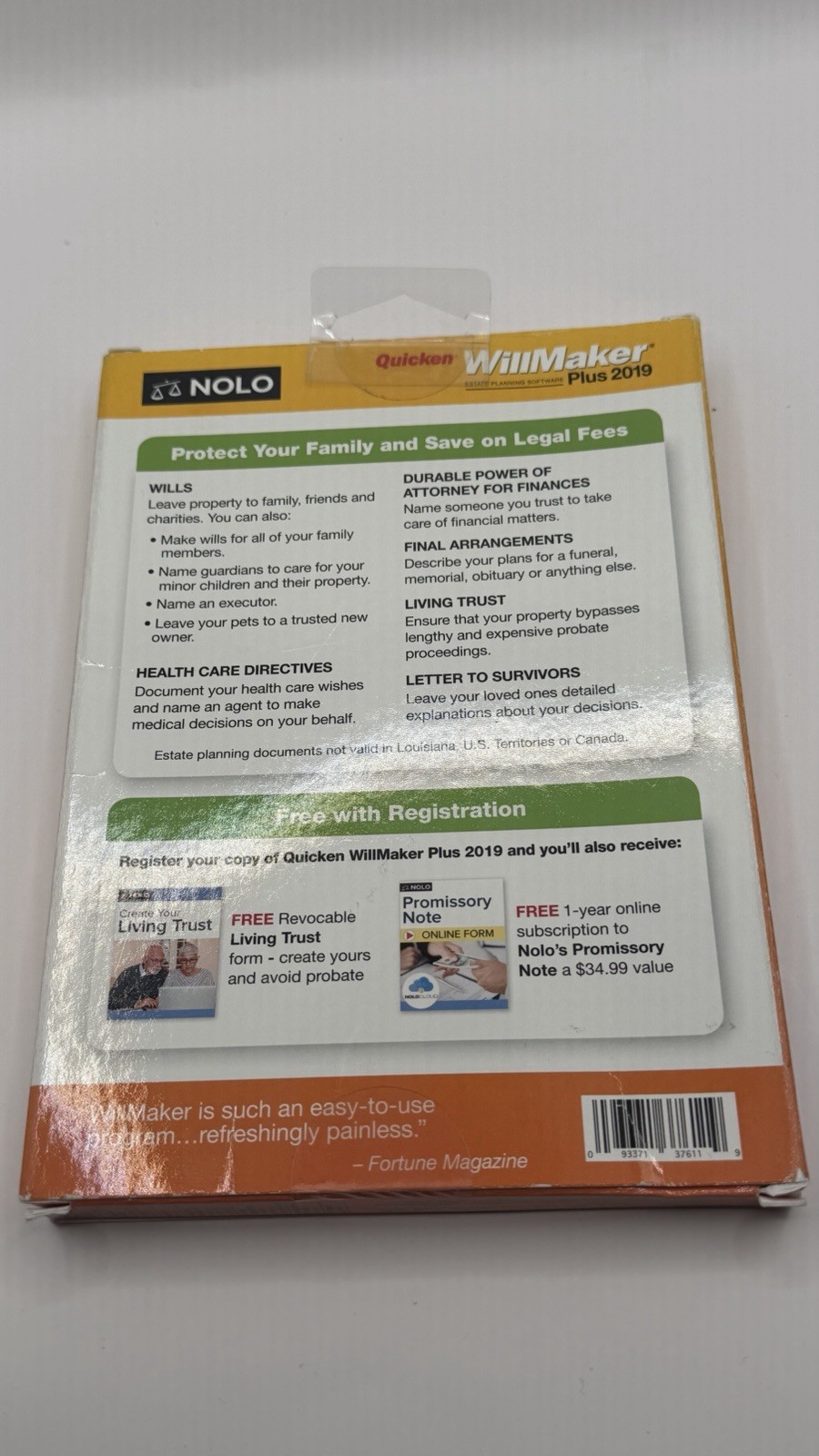 Nolo Quicken WillMaker Plus 2019 Home Legal Software CD Mac/Windows English