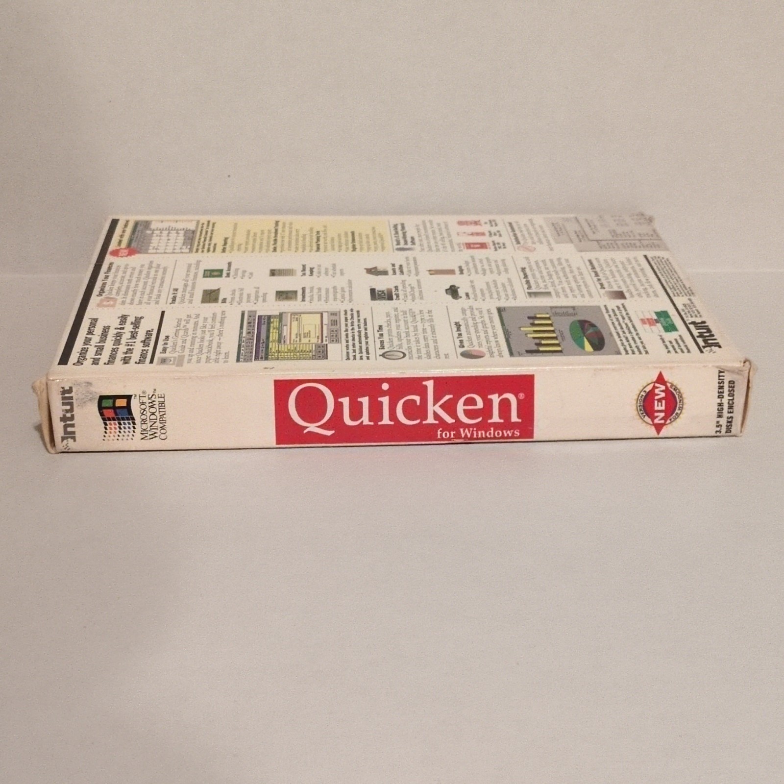 Intuit Quicken Version 3 Windows 3.1 Personal Finance Software Floppy