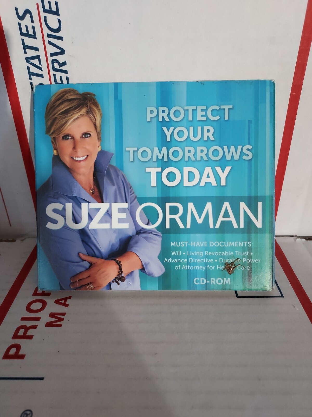 Suze Orman – Protect Your Tomorrows Today (CD-ROM) Good Used ~ Shelf162j